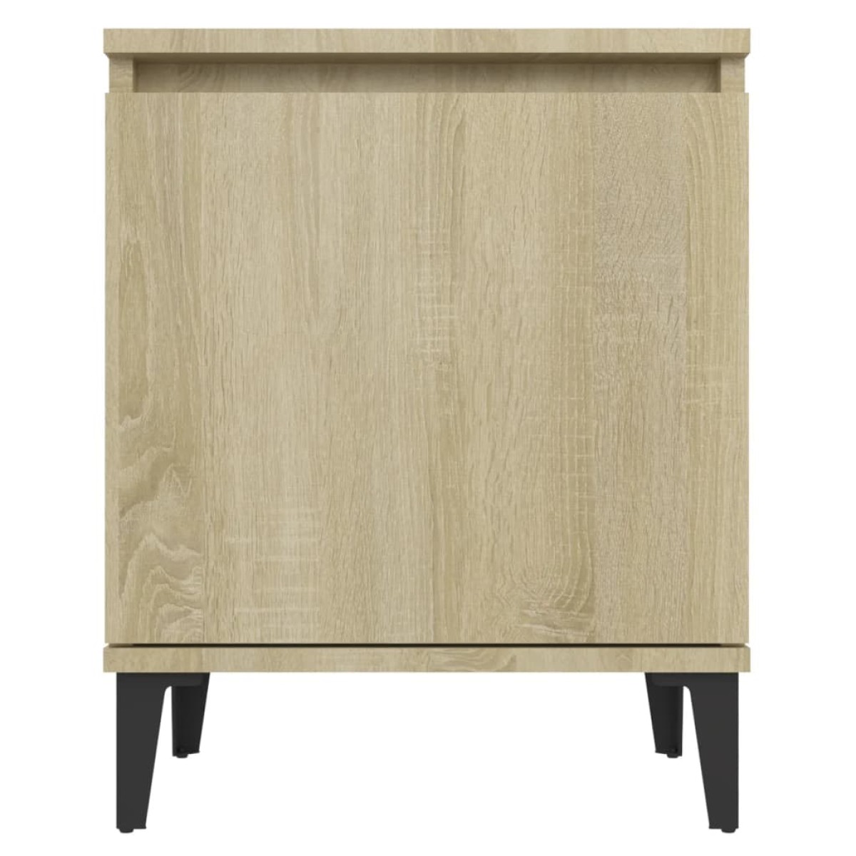 vidaXL Κομοδίνο Sonoma Δρυς 40 x 30 x 50 εκ. με Μεταλλικά Πόδια