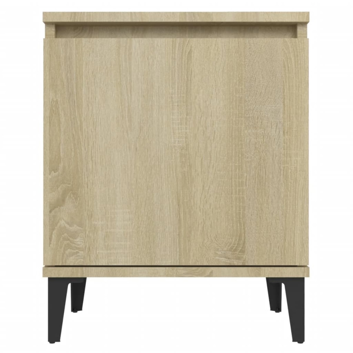 vidaXL Κομοδίνα 2 τεμ. Sonoma Δρυς 40 x 30 x 50 εκ. με Μεταλλικά Πόδια