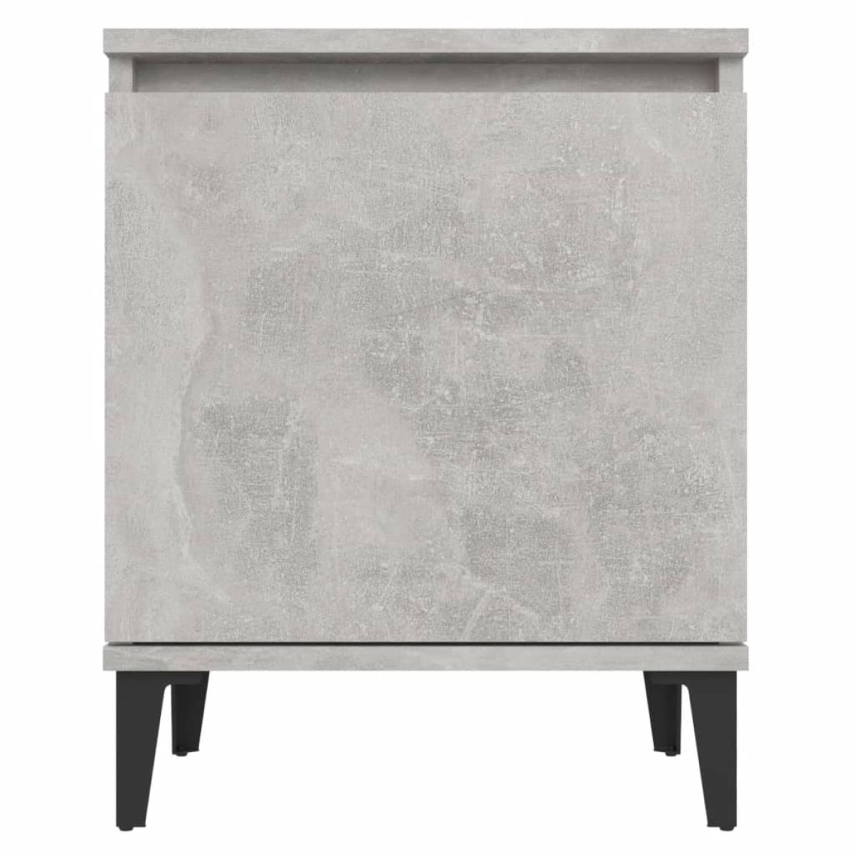 vidaXL Κομοδίνο Γκρι Σκυροδέματος 40 x 30 x 50 εκ. με Μεταλλικά Πόδια