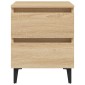 vidaXL Κομοδίνο Sonoma Δρυς 40 x 35 x 50 εκ. από Μοριοσανίδα