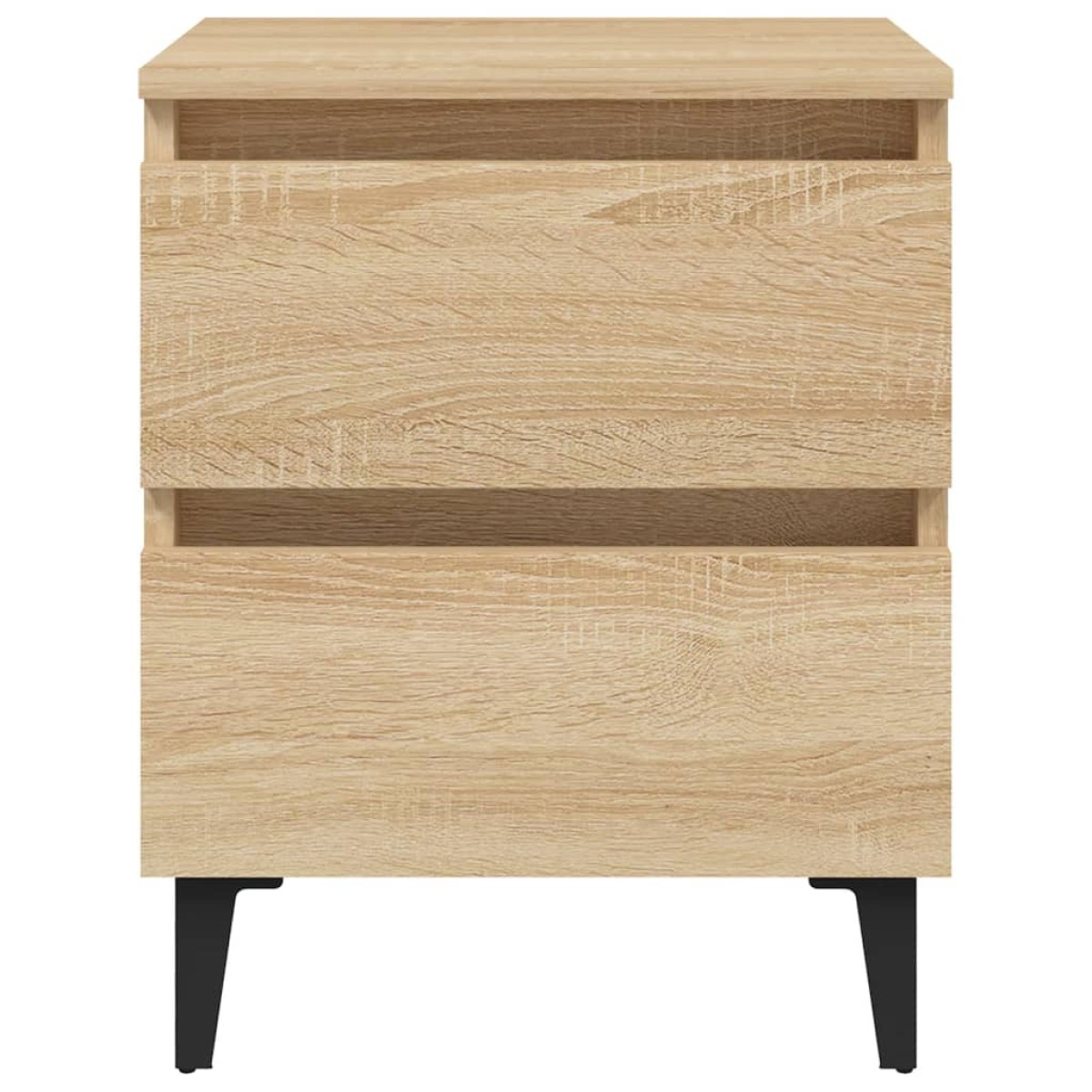 vidaXL Κομοδίνα 2 τεμ. Sonoma Δρυς 40 x 35 x 50 εκ. από Μοριοσανίδα