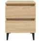 vidaXL Κομοδίνα 2 τεμ. Sonoma Δρυς 40 x 35 x 50 εκ. από Μοριοσανίδα