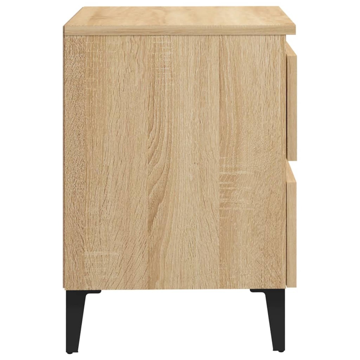 vidaXL Κομοδίνα 2 τεμ. Sonoma Δρυς 40 x 35 x 50 εκ. από Μοριοσανίδα