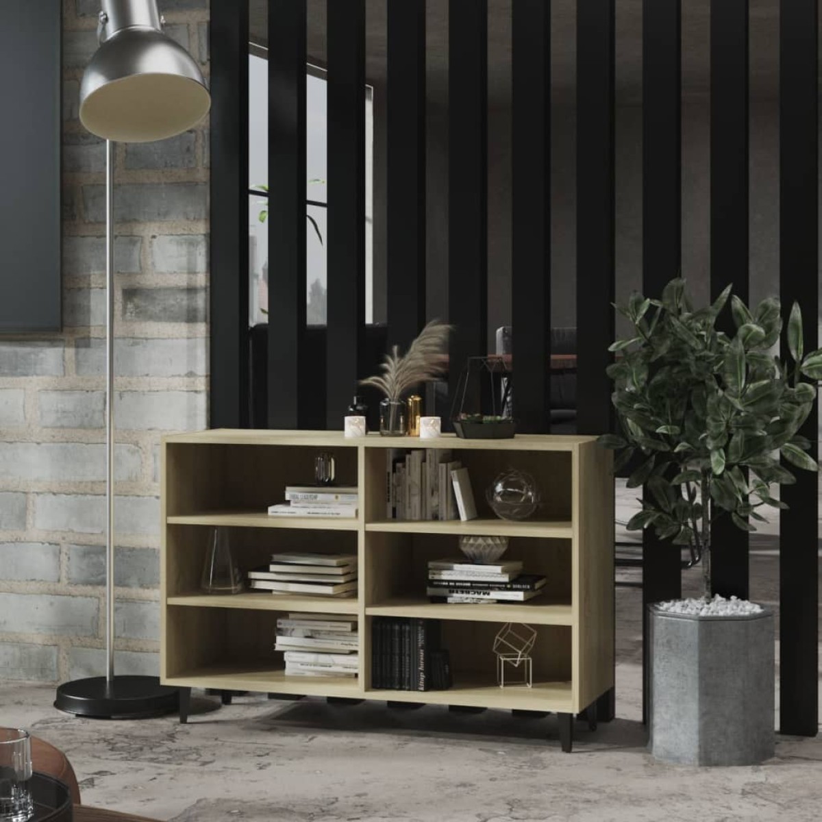 vidaXL Ραφιέρα Sonoma Δρυς 103,5 x 35 x 70 εκ. από Μοριοσανίδα