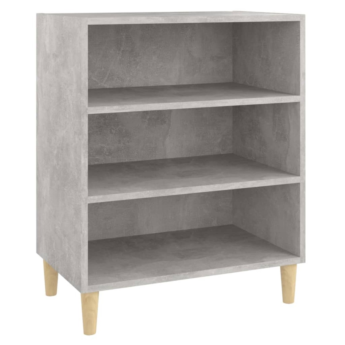 vidaXL Ραφιέρα Γκρι Σκυροδέματος 57 x 35 x 70 εκ. από Μοριοσανίδα