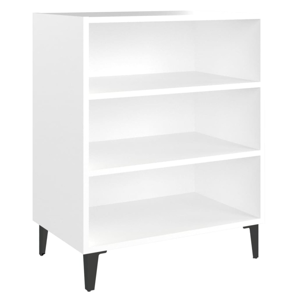 vidaXL Ραφιέρα Λευκή 57 x 35 x 70 εκ. από Μοριοσανίδα