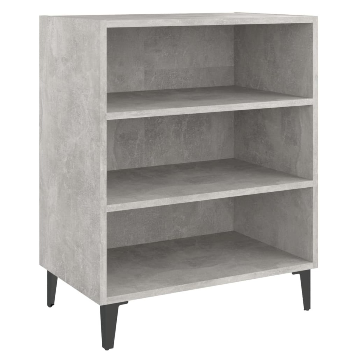 vidaXL Ραφιέρα Γκρι Σκυροδέματος 57 x 35 x 70 εκ. από Μοριοσανίδα