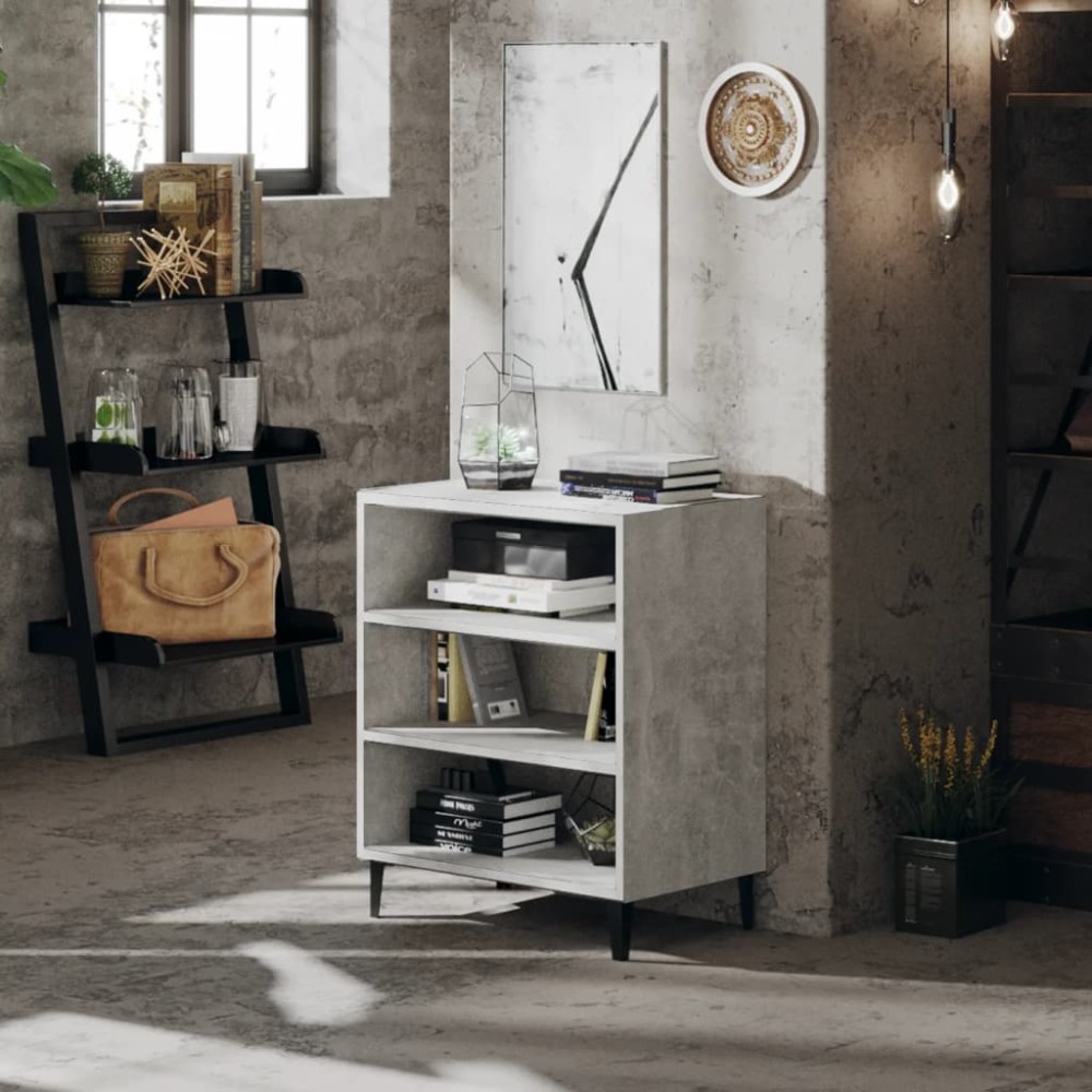 vidaXL Ντουλάπι Γκρι Σκυροδέματος 57x35x70 εκ. Επεξεργασμένο Ξύλο