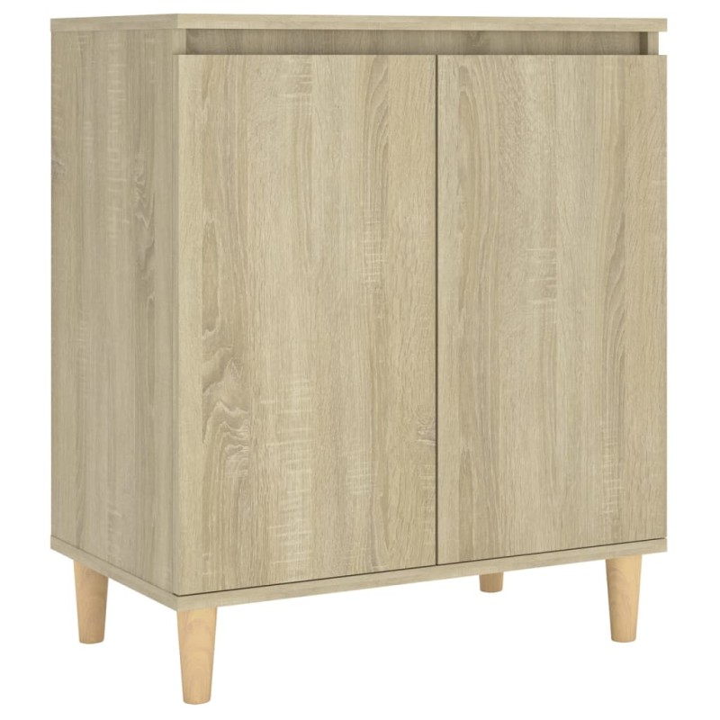 vidaXL Μπουφές Sonoma Δρυς 60x35x70εκ. από Επεξ. Ξύλο με Ξύλινα Πόδια