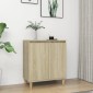 vidaXL Μπουφές Sonoma Δρυς 60x35x70εκ. από Μοριοσανίδα με Ξύλινα Πόδια