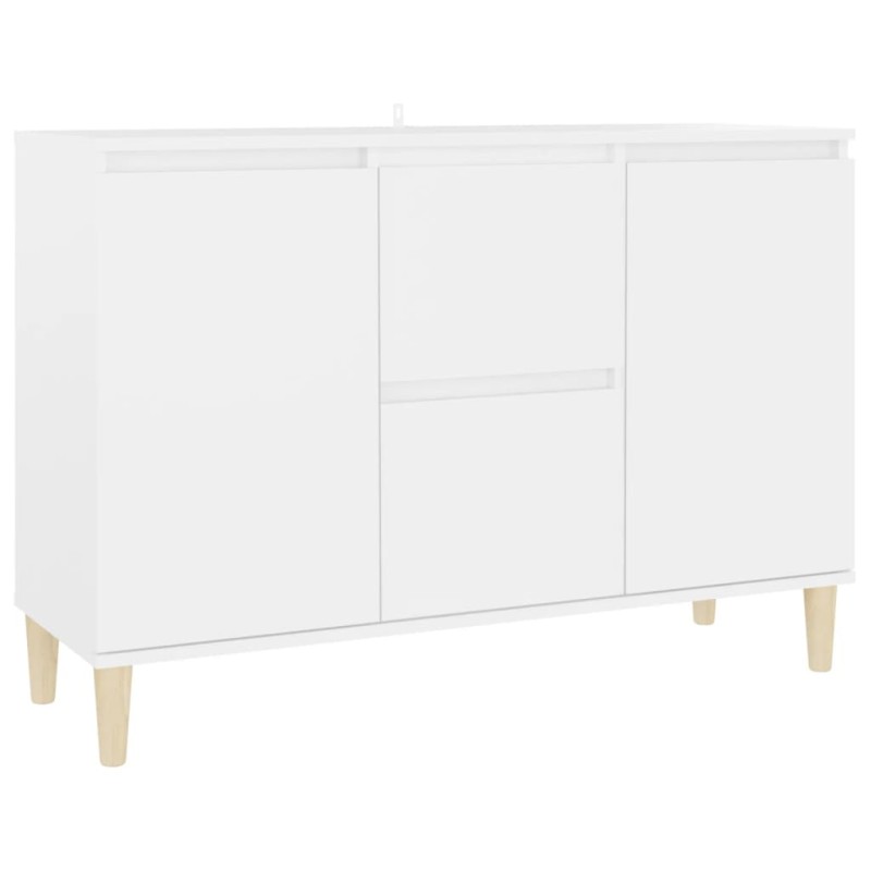 vidaXL Μπουφές Λευκός 101 x 35 x 70 εκ. από Επεξεργασμένο Ξύλο