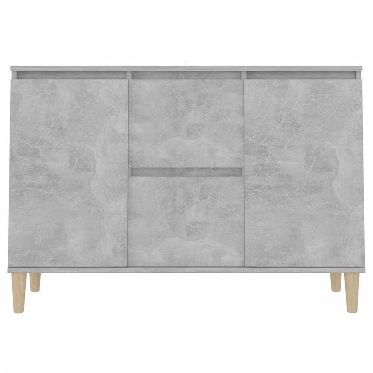 vidaXL Ραφιέρα Γκρι Σκυροδέματος 103,5 x 35 x 70 εκ. από Μοριοσανίδα