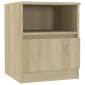 vidaXL Κομοδίνα 2 τεμ. Sonoma Δρυς 40 x 40 x 50 εκ. από Μοριοσανίδα