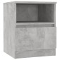 vidaXL Κομοδίνο Γκρι Σκυροδέματος 40 x 40 x 50 εκ. από Μοριοσανίδα