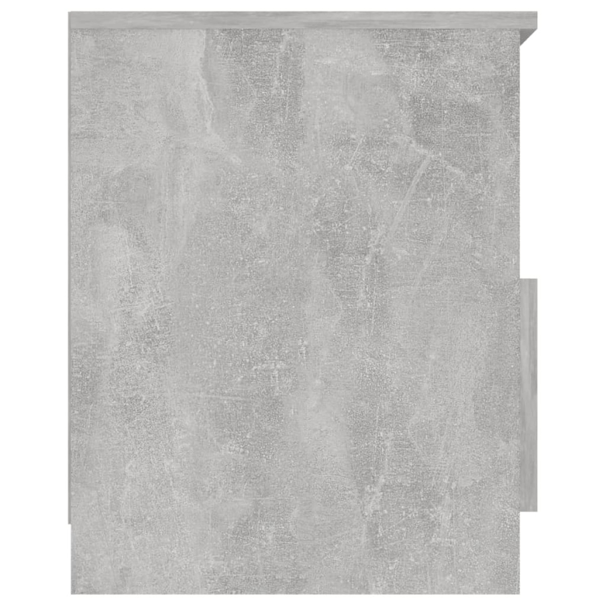vidaXL Κομοδίνο Γκρι Σκυροδέματος 40 x 40 x 50 εκ. από Μοριοσανίδα