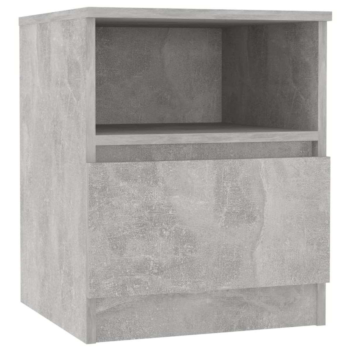 vidaXL Κομοδίνα 2 Τεμαχίων Γκρι 40 x 40 x 50 εκ. από Μοριοσανίδα