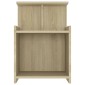 vidaXL Κομοδίνα 2 τεμ. Sonoma Δρυς 40 x 35 x 60 εκ. από Μοριοσανίδα