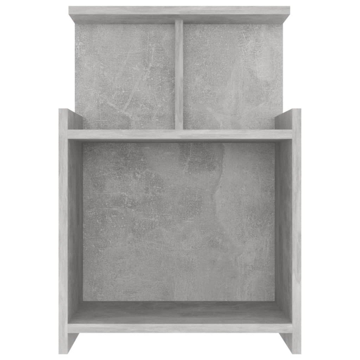vidaXL Κομοδίνο Γκρι Σκυροδέματος 40 x 35 x 60 εκ. από Μοριοσανίδα