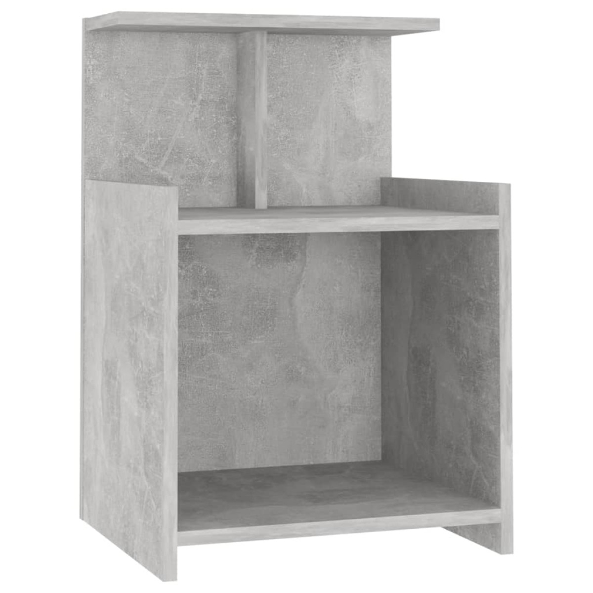 vidaXL Κομοδίνα 2 τεμ. Γκρι Σκυροδέματος 40 x 35 x 60 εκ. Μοριοσανίδα