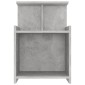 vidaXL Κομοδίνα 2 τεμ. Γκρι Σκυροδέματος 40 x 35 x 60 εκ. Μοριοσανίδα