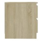 vidaXL Κομοδίνο Sonoma Δρυς 50 x 39 x 43,5 εκ. από Μοριοσανίδα