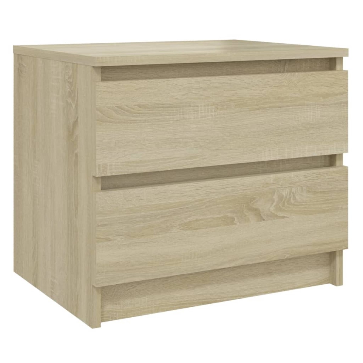 vidaXL Κομοδίνα 2 τεμ. Sonoma Δρυς 50 x 39 x 43,5 εκ. από Μοριοσανίδα