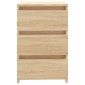 vidaXL Κομοδίνο Sonoma Δρυς 40 x 35 x 62,5 εκ. από Μοριοσανίδα