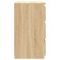 vidaXL Κομοδίνο Sonoma Δρυς 40 x 35 x 62,5 εκ. από Μοριοσανίδα