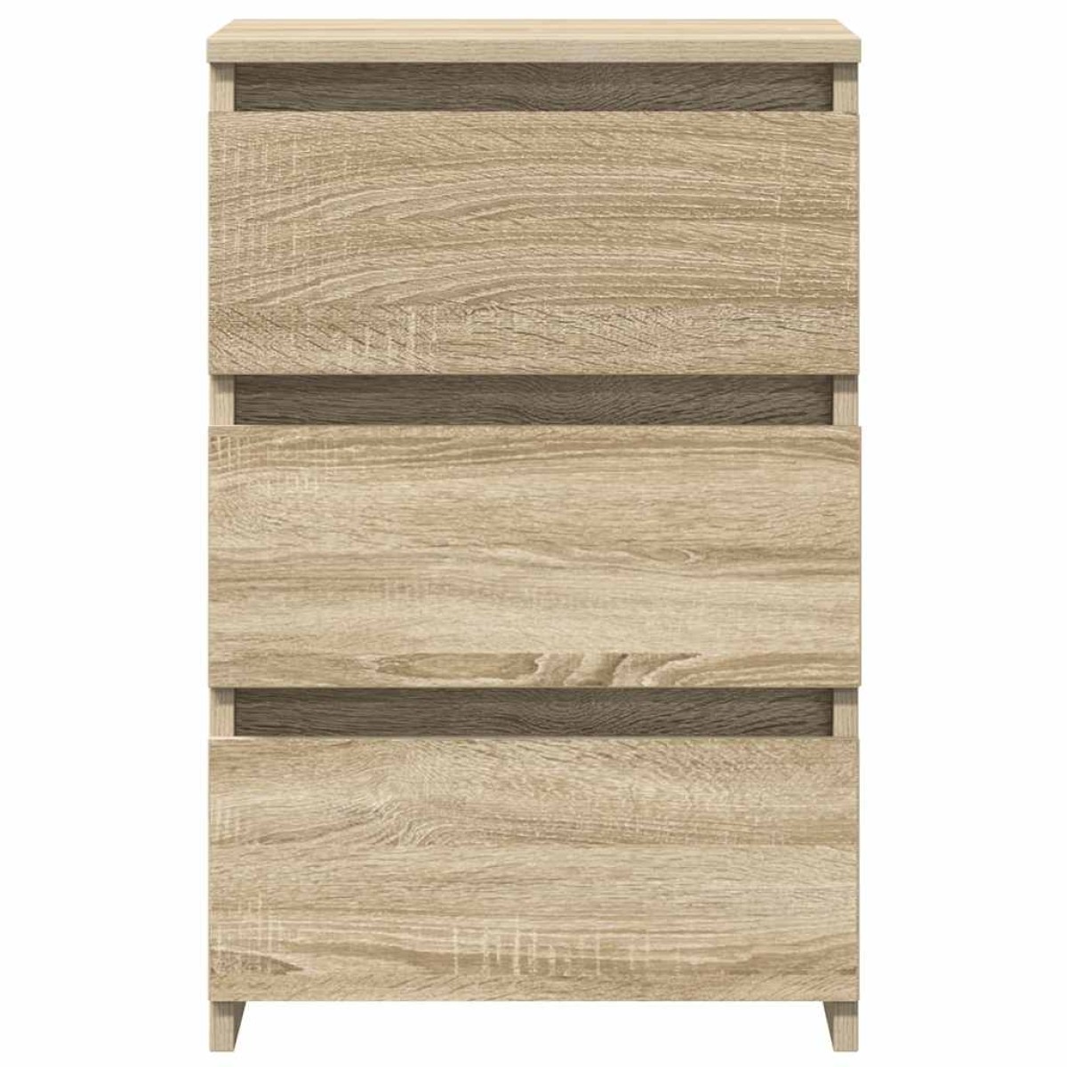 vidaXL Κομοδίνα 2 τεμ. Sonoma Δρυς 40 x 35 x 62,5 εκ. από Μοριοσανίδα