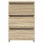 vidaXL Κομοδίνα 2 τεμ. Sonoma Δρυς 40 x 35 x 62,5 εκ. από Μοριοσανίδα