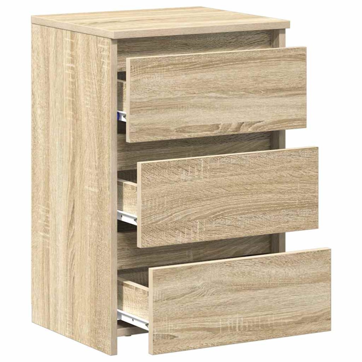 vidaXL Κομοδίνα 2 τεμ. Sonoma Δρυς 40 x 35 x 62,5 εκ. από Μοριοσανίδα