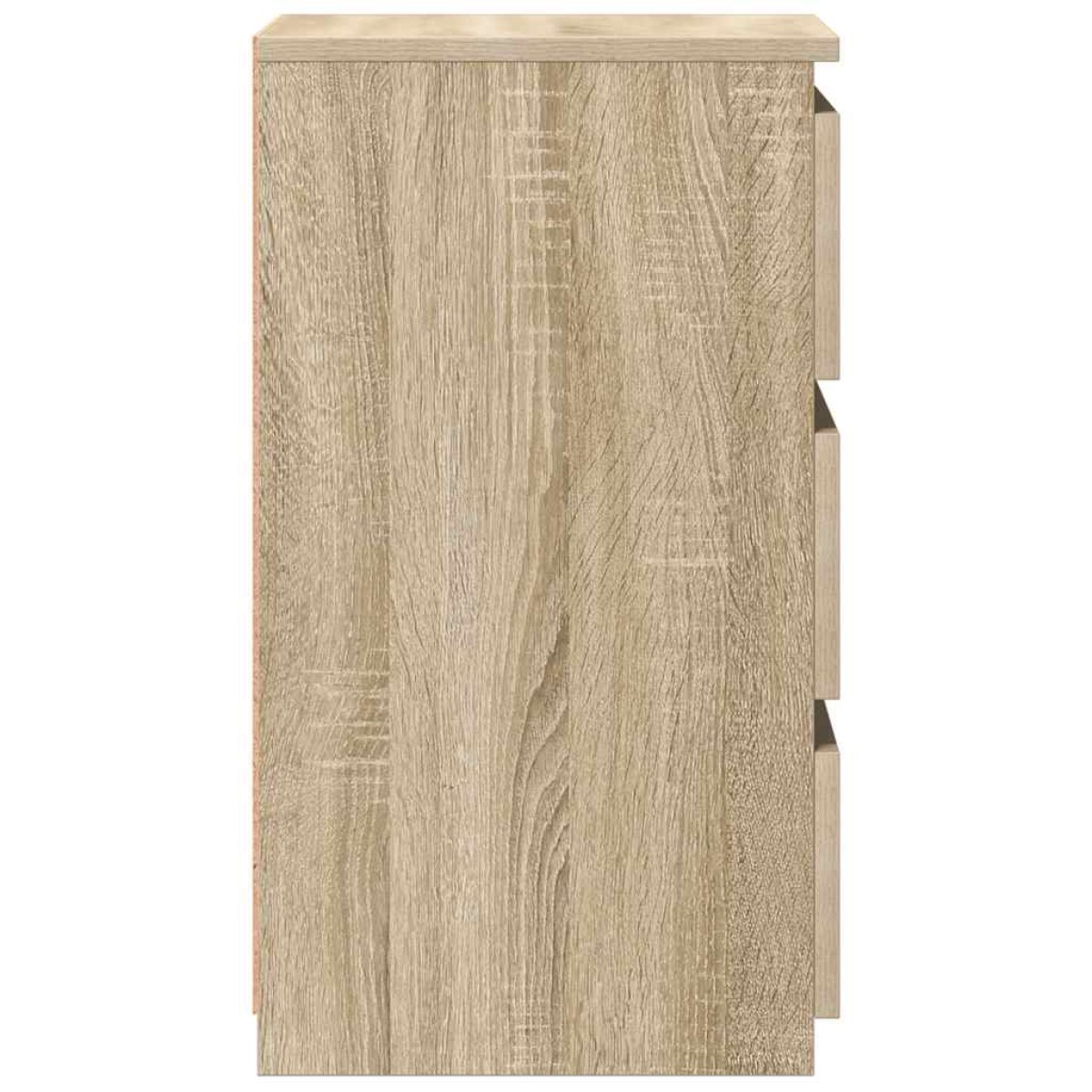 vidaXL Κομοδίνα 2 τεμ. Sonoma Δρυς 40 x 35 x 62,5 εκ. από Μοριοσανίδα
