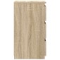 vidaXL Κομοδίνα 2 τεμ. Sonoma Δρυς 40 x 35 x 62,5 εκ. από Μοριοσανίδα