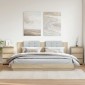 vidaXL Κομοδίνα 2 τεμ. Sonoma Δρυς 40 x 35 x 62,5 εκ. από Μοριοσανίδα