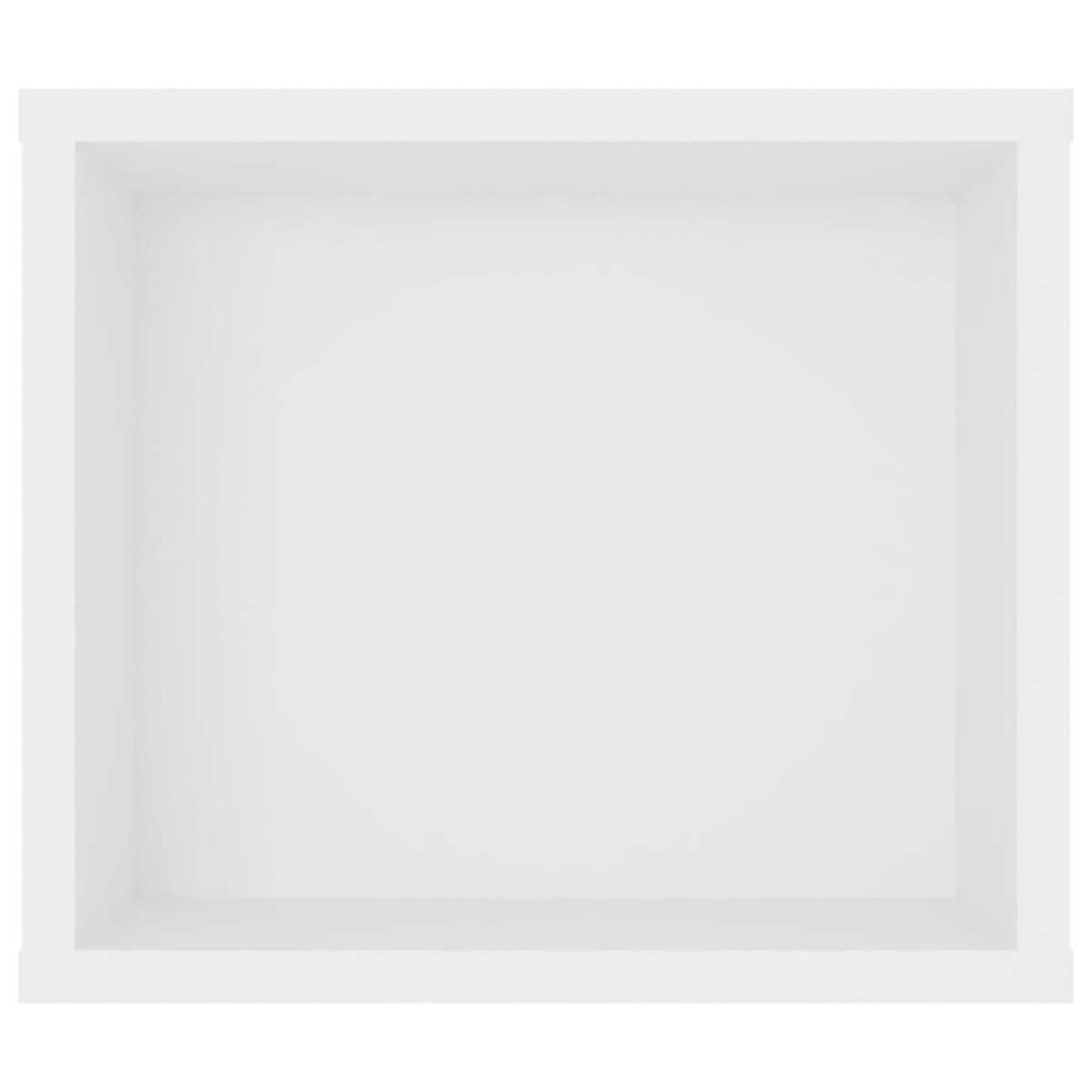vidaXL Έπιπλο Τηλεόρασης Κρεμαστό Λευκό 100x31x26,5 εκ από Μοριοσανίδα