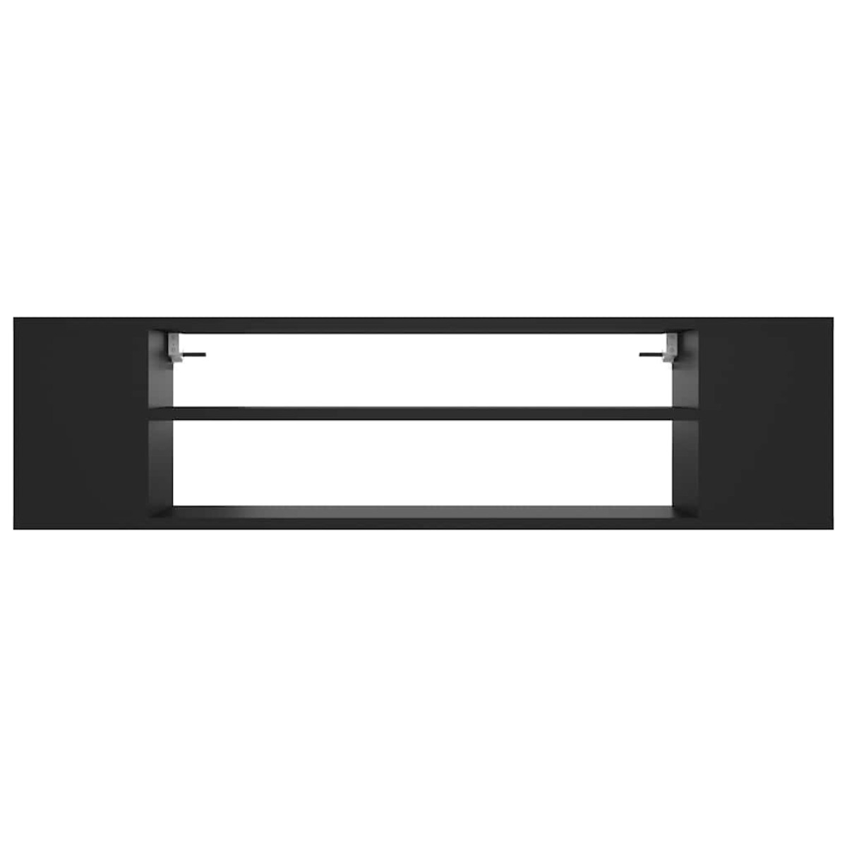vidaXL Έπιπλο Τηλεόρασης Κρεμαστό Μαύρο 100 x 30 x 26,5 εκ Μοριοσανίδα