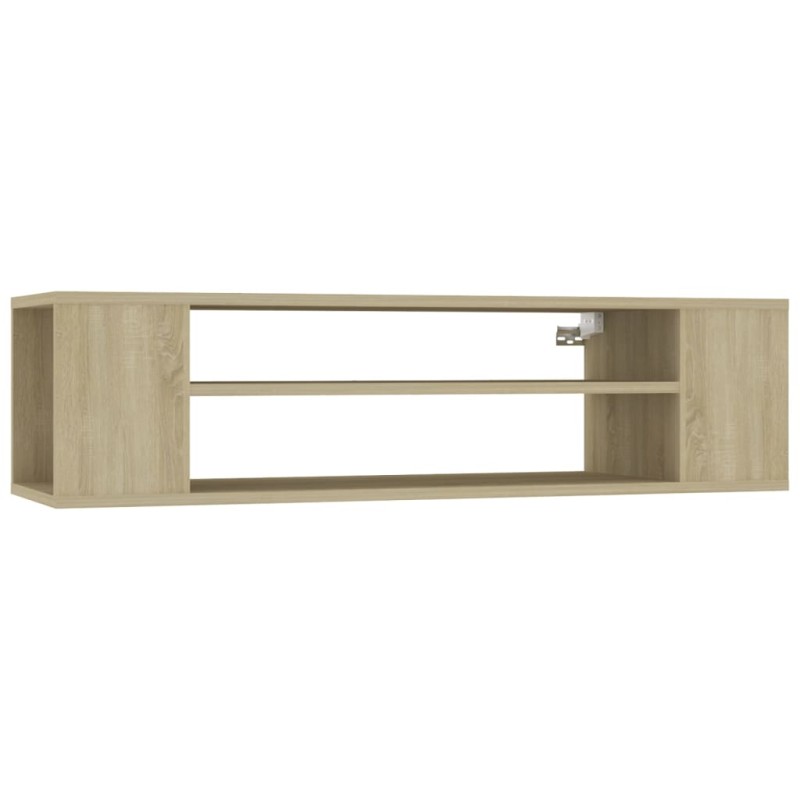 vidaXL Έπιπλο Τηλεόρασης Κρεμ. Sonoma Δρυς 100x30x26,5 εκ. Επεξ. Ξύλο