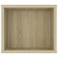 vidaXL Έπιπλο Τηλεόρασης Κρεμ. Sonoma Δρυς 100x30x26,5 εκ. Μοριοσανίδα