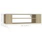vidaXL Έπιπλο Τηλεόρασης Κρεμ. Sonoma Δρυς 100x30x26,5 εκ. Μοριοσανίδα