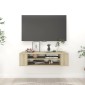 vidaXL Έπιπλο Τηλεόρασης Κρεμ. Sonoma Δρυς 100x30x26,5 εκ. Μοριοσανίδα