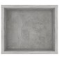 vidaXL Έπιπλο Τηλεόρασης Κρεμ. Γκρι Σκυρ. 100x30x26,5 εκ. Μοριοσανίδα