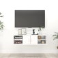 vidaXL Ραφιέρα Τοίχου Λευκή 102 x 30 x 29 εκ. από Μοριοσανίδα