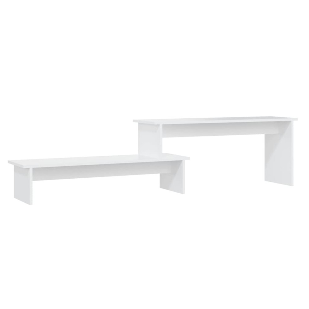 vidaXL Έπιπλο Τηλεόρασης Λευκό 180 x 30 x 43 εκ. από Επεξ. Ξύλο