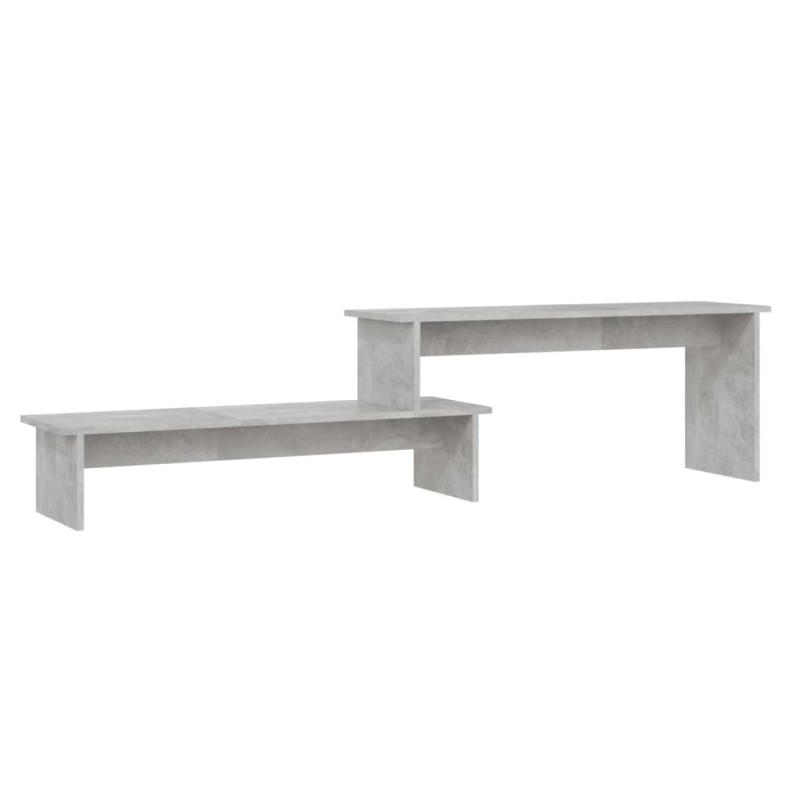 vidaXL Έπιπλο Τηλεόρασης Γκρι Σκυροδέματος 180x30x43 εκ. Μοριοσανίδα