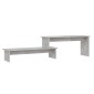 vidaXL Έπιπλο Τηλεόρασης Γκρι Σκυροδέματος 180x30x43 εκ. Μοριοσανίδα