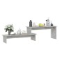 vidaXL Έπιπλο Τηλεόρασης Γκρι Σκυροδέματος 180x30x43 εκ. Μοριοσανίδα