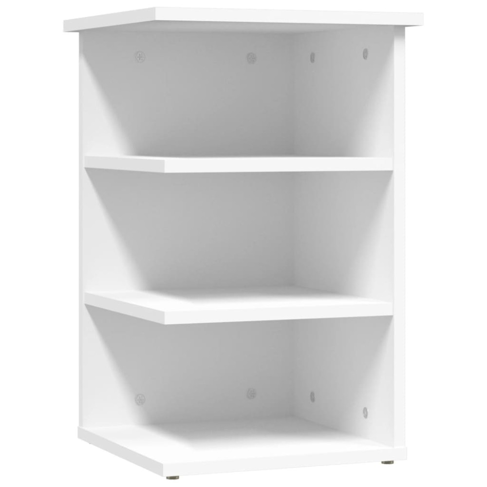 vidaXL Βοηθητικό Ντουλάπι Λευκό 35 x 35 x 55 εκ. από Επεξ. Ξύλο