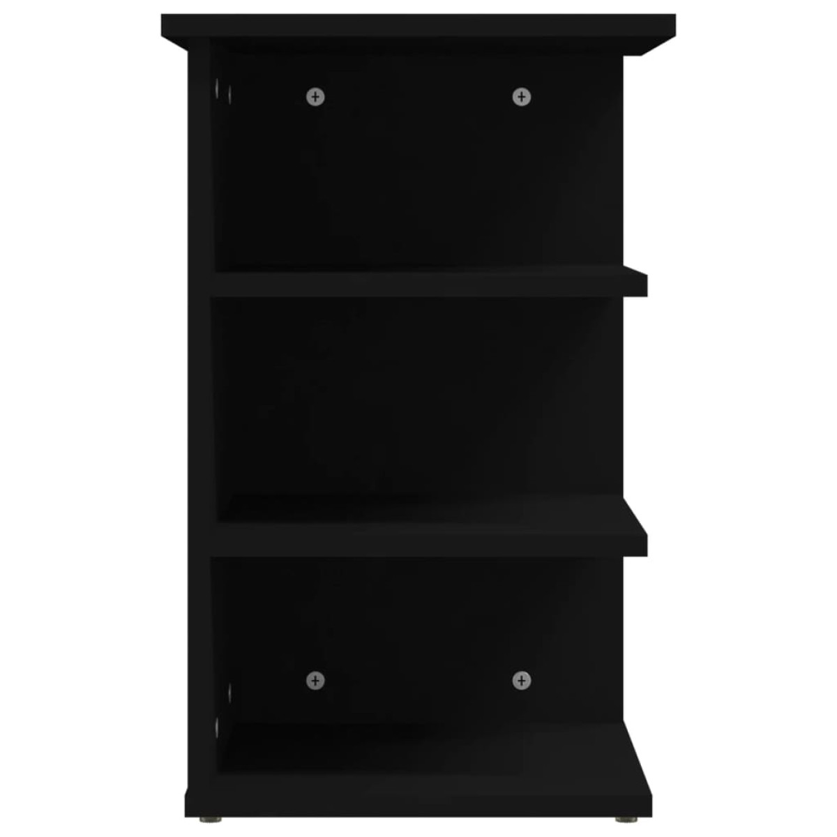 vidaXL Βοηθητικό Ντουλάπι Μαύρο 35 x 35 x 55 εκ. από Μοριοσανίδα