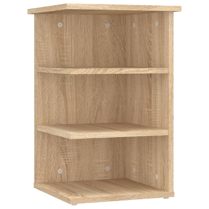 vidaXL Βοηθητικό Ντουλάπι Sonoma Δρυς 35 x 35 x 55 εκ. από Επεξ. Ξύλο