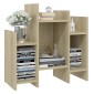 vidaXL Βοηθητικό Ντουλάπι Sonoma Δρυς 60 x 26 x 60 εκ. από Μοριοσανίδα